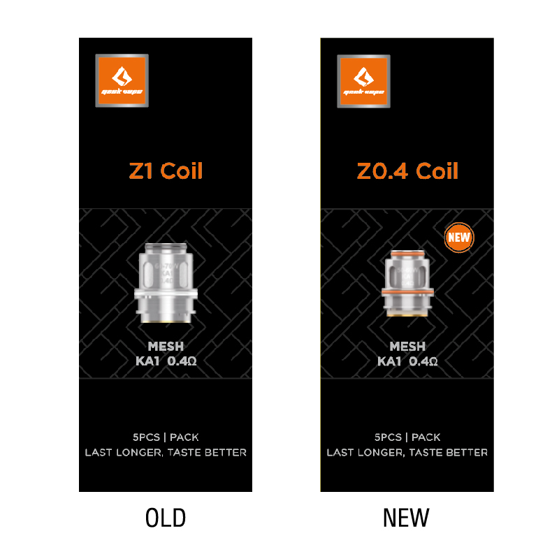 GeekVape Z Series Coils 5pk, zeus mesh coils, z subohm tank, aegis max